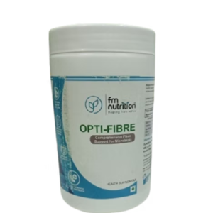 FM Nutrition Opti-Fibre Powder, Comprehensive Fibre Support, Veg, 330gm